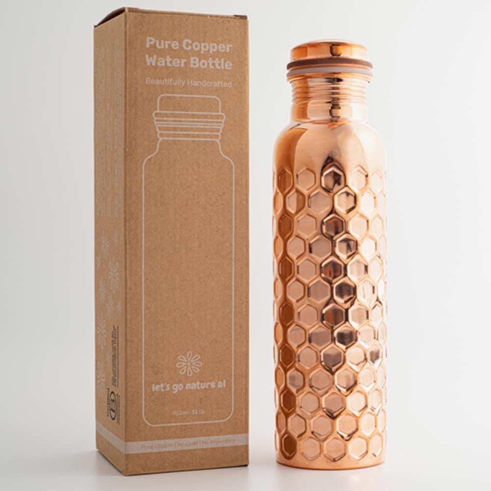 Goodly Gosh Copper Water Bottle - 950ml